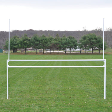 Goals - Soccer/Football (with Standard Backstays) - Deluxe, Official Size (8 ft. H x 24 ft. W x 4 ft. B x 10 ft. D)